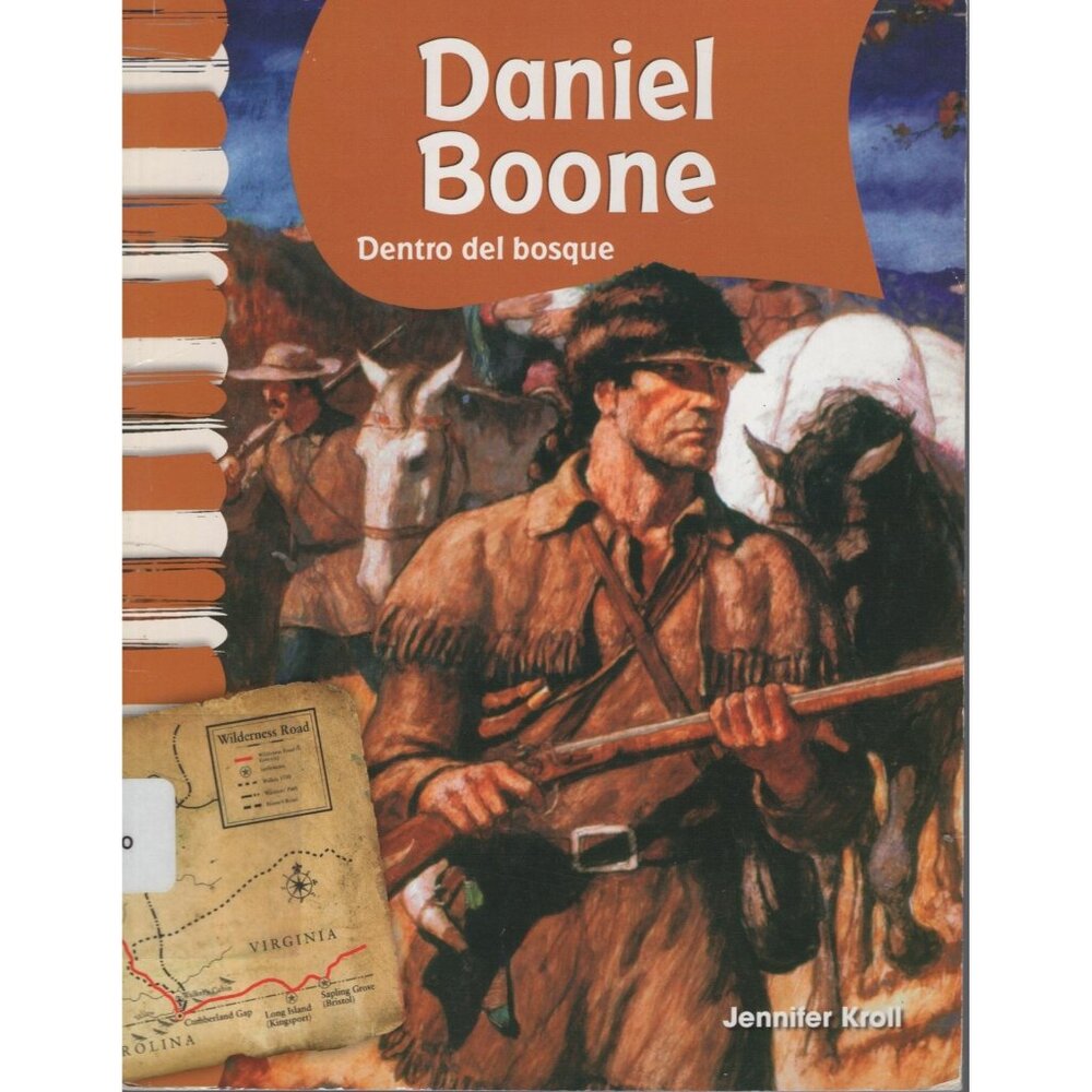 Daniel Boone Dentro Del Dosque by Jennifer Kroll Spanish Adventure Book Vintage